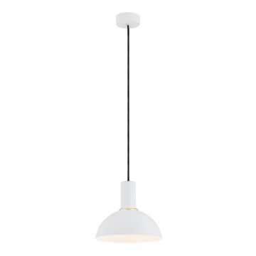 Argon 4220 - Pakabinamas šviestuvas ant laido SINES 1xE27/15W/230V skersmuo 28 cm baltas