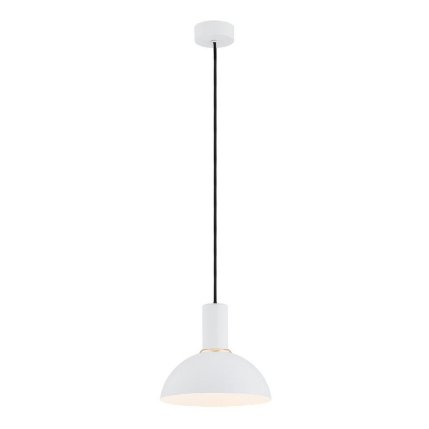Argon 4220 - Pakabinamas šviestuvas ant laido SINES 1xE27/15W/230V skersmuo 28 cm baltas