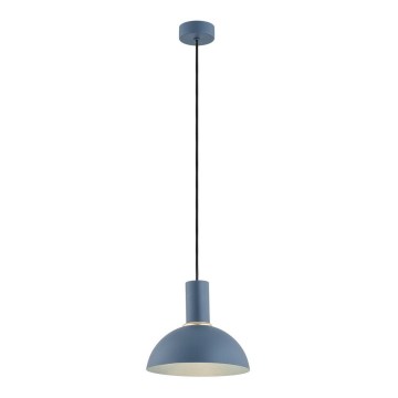 Argon 4221 - Pakabinamas šviestuvas ant laido SINES 1xE27/15W/230V skersmuo 28 cm mėlynas