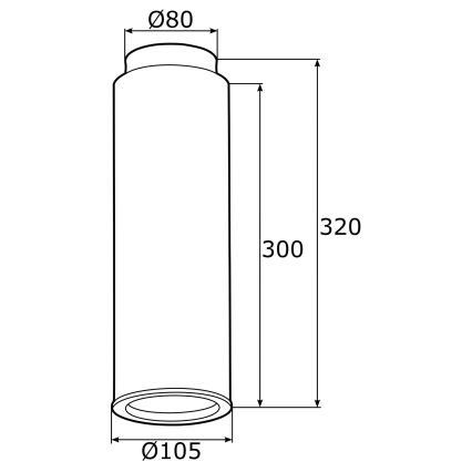 Argon 4281 - Akcentinis šviestuvas LINEA 1xE27/15W/230V žalvaris/juodas