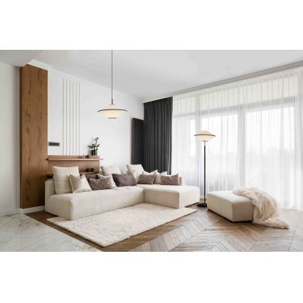 Argon 4282 - Pakabinamas šviestuvas su laidu TROY 1xE27/15W/230V smėlio spalvos