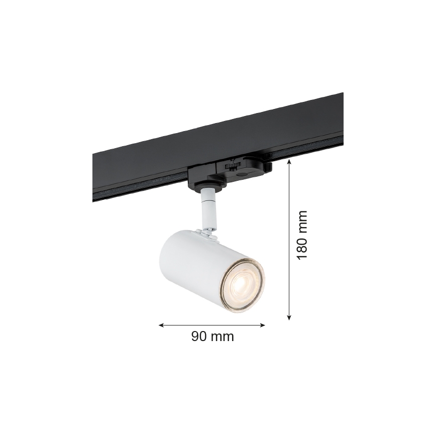 Argon 4327 - Akcentinis šviestuvas bėgių sistemai HORTA 1xGU10/5W/230V baltas