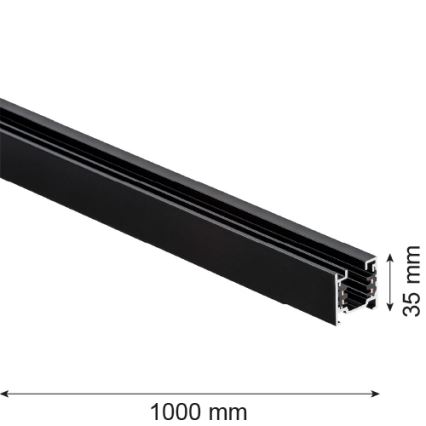 Argon 4370 - Bėgių sistema 1 m juoda