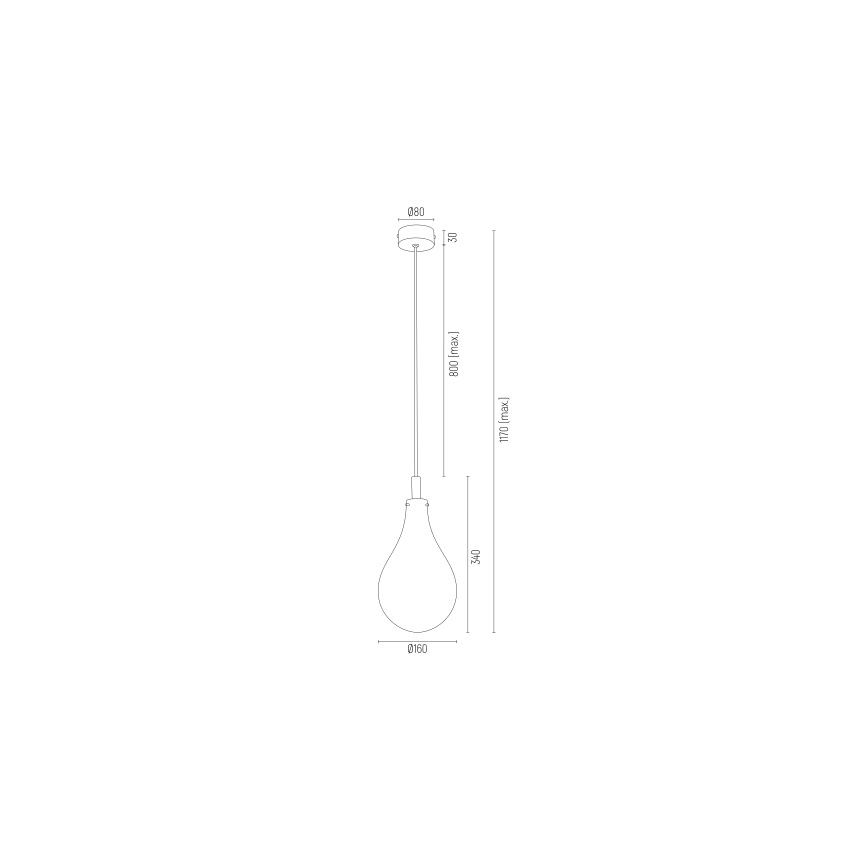 Argon 4716 - Pakabinamas sietynas OAKLAND 1xG9/6W/230V