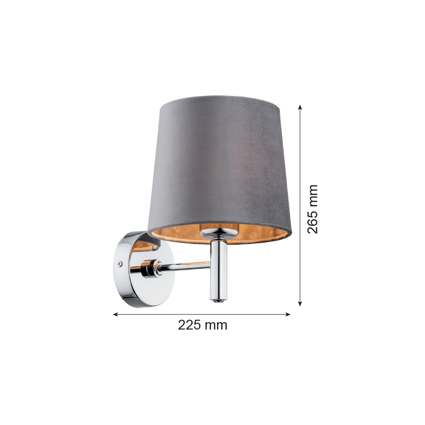 Argon 4725 - Sieninis šviestuvas BOLZANO 1xE27/15W/230V