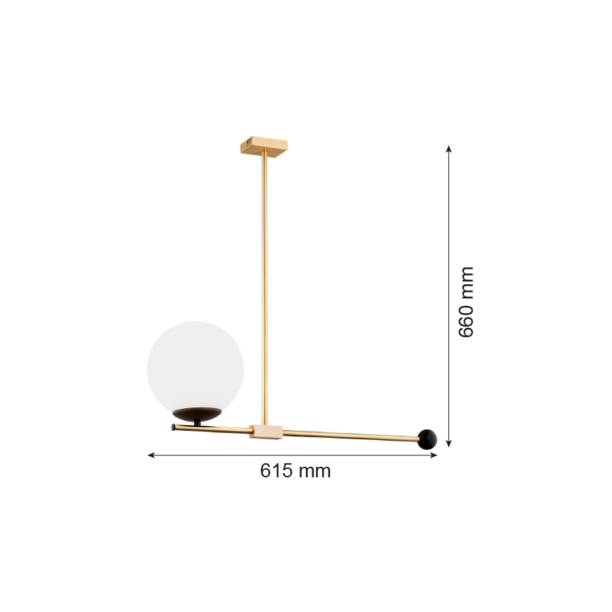 Argon 4738 - Sietynas ant stulpo MEGAN 1xE14/7W/230V