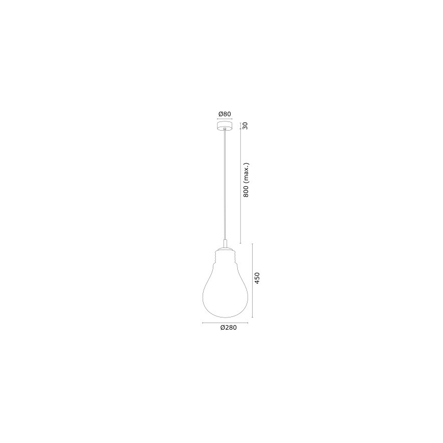 Argon 4879 - Pakabinamas sietynas JESSE 1xE27/15W/230V auksinis/baltas