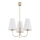Argon 6267 - Sietynas ant stulpo SAFIANO 3xE27/15W/230V auksas