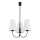 Argon 6268 - Sietynas ant stulpo SAFIANO 3xE27/15W/230V juoda