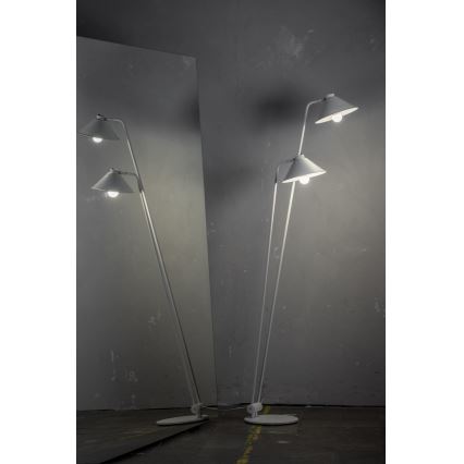 Argon 7074 - Stovinti šviestuvas GABIAN 2xE27/15W/230V baltas