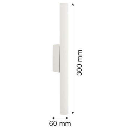 Argon 7223 - LED sieninis šviestuvas GRECO 2xLED/4,2W/230V 3000K balta