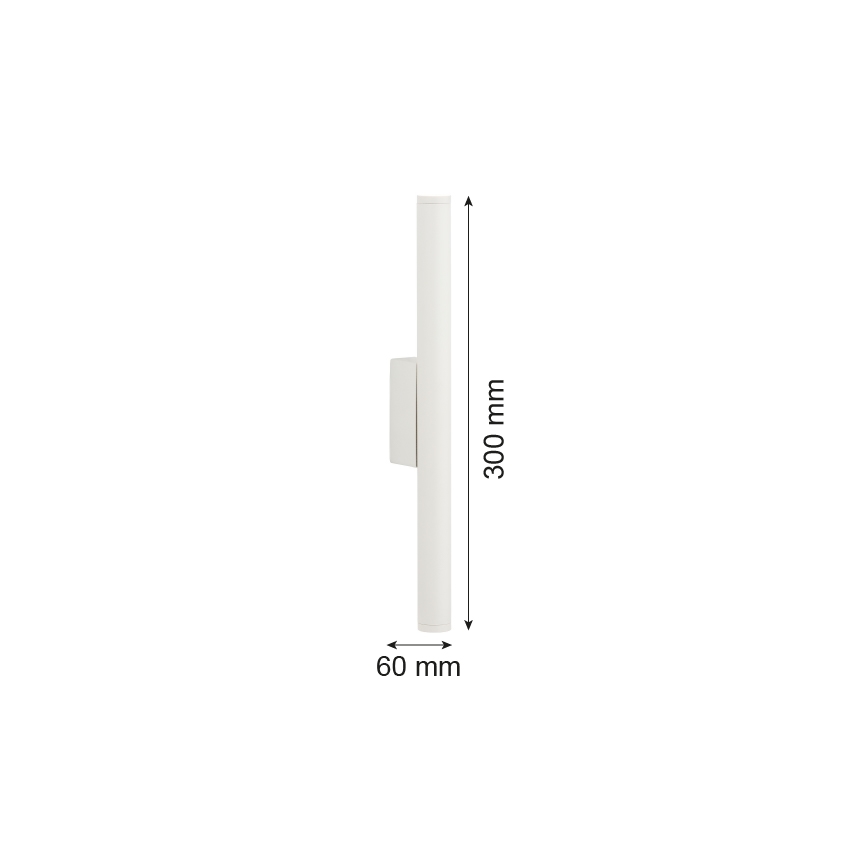 Argon 7223 - LED sieninis šviestuvas GRECO 2xLED/4,2W/230V 3000K balta