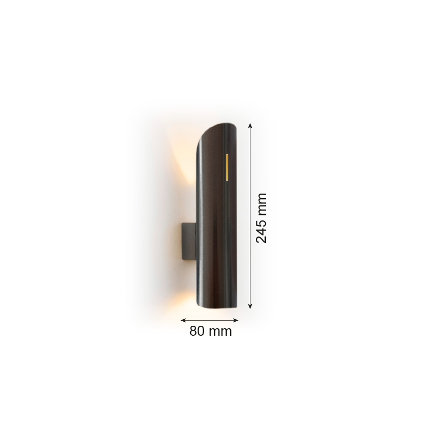 Argon 7232 - Sieninis šviestuvas AKRON PLUS 2xG9/6W/230V
