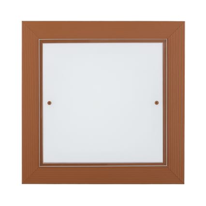 Argon 7268 - Lubų šviestuvas TABOR 2xE27/15W/230V 32x32 cm terakotos spalvos