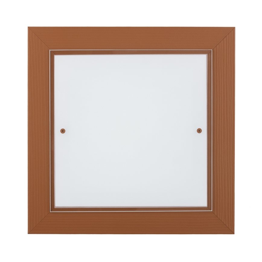 Argon 7268 - Lubų šviestuvas TABOR 2xE27/15W/230V 32x32 cm terakotos spalvos