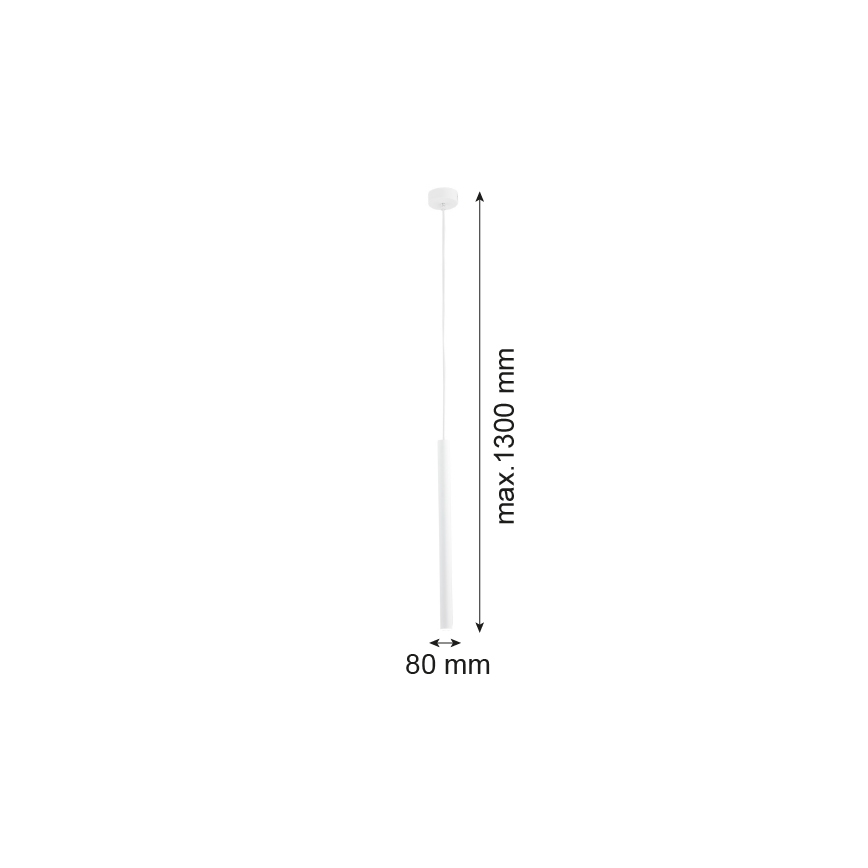 Argon 8066 - Pakabinamas sietynas ETNA 1xG9/6W/230V baltas