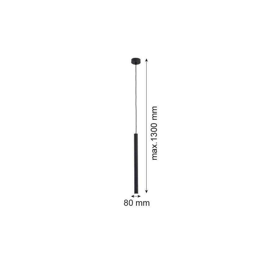 Argon 8067 - Pakabinamas sietynas ETNA 1xG9/6W/230V juodas