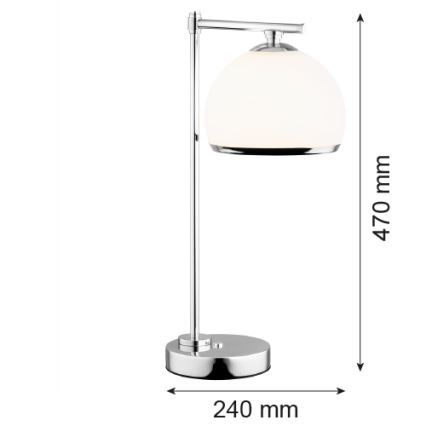 Argon 8121 -  Stalinis šviestuvas MARBELLA 1xE27/15W/230V blizgus chromas