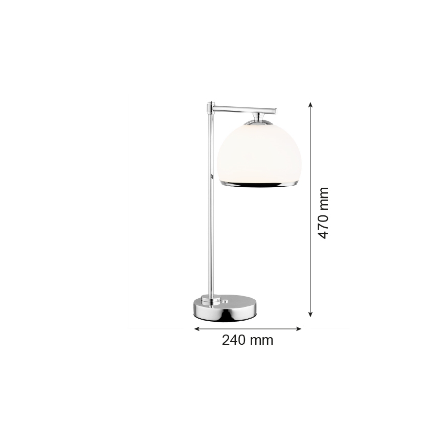 Argon 8121 -  Stalinis šviestuvas MARBELLA 1xE27/15W/230V blizgus chromas