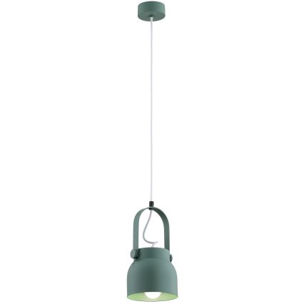 Argon 8293 - Pakabinamas sietynas LOGAN 1xE27/15W/230V d. 14 cm žalias