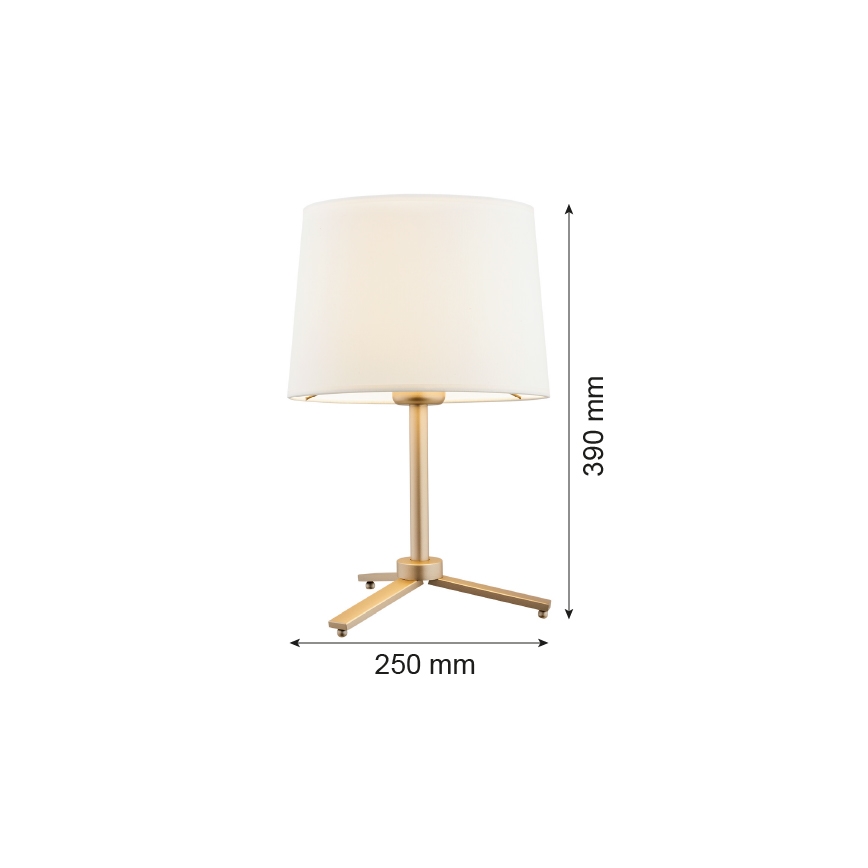 Argon 8318 - Stalinis šviestuvas CAVALINO 1xE27/15W/230V 39 cm kreminė/auksas