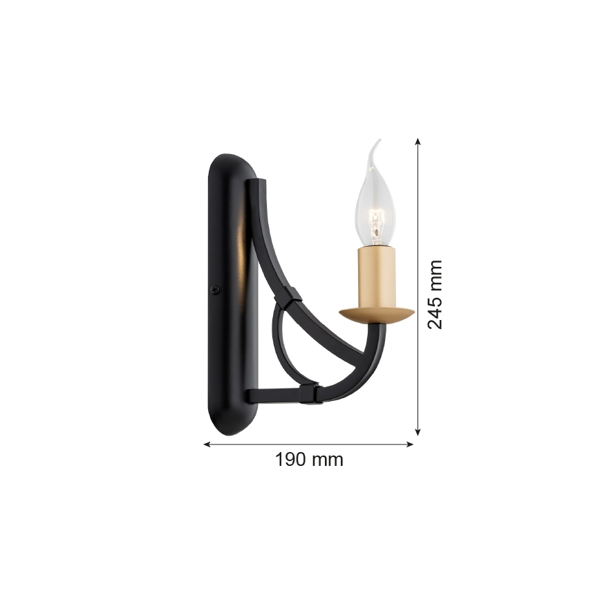Argon 8355 – Sieninis šviestuvas LORENZO 1xE14/7W/230V