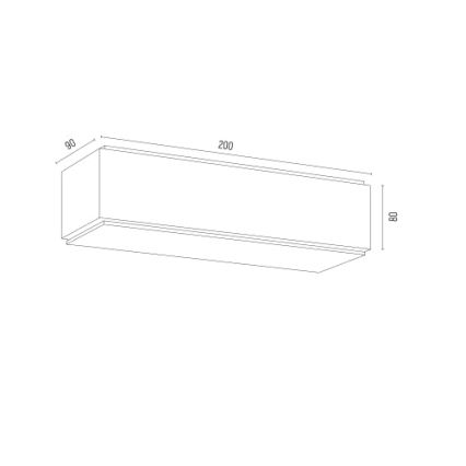 Argon 8365 - Sieninis šviestuvas CARLSON 1xE27/15W/230V 20 cm juodas