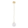 Argon 8450 - Pakabinamas sietynas ALMIROS 1xE14/7W/230V diametras 12 cm alabasteris auksas