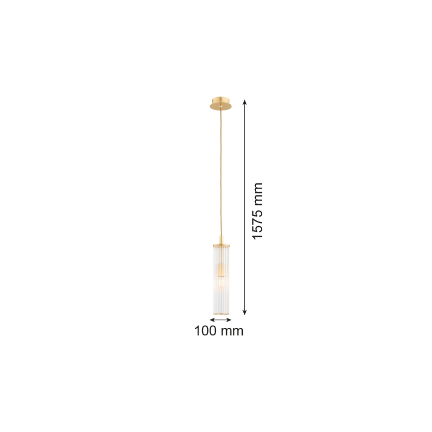 Argon 8489 - Pakabinamas sietynas HAMPTON 1xE14/7W/230V auksas