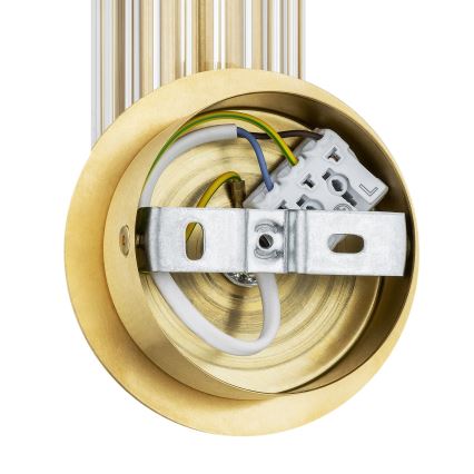 Argon 8497 - Sieninis šviestuvas HAMPTON 1xE14/7W/230V auksas