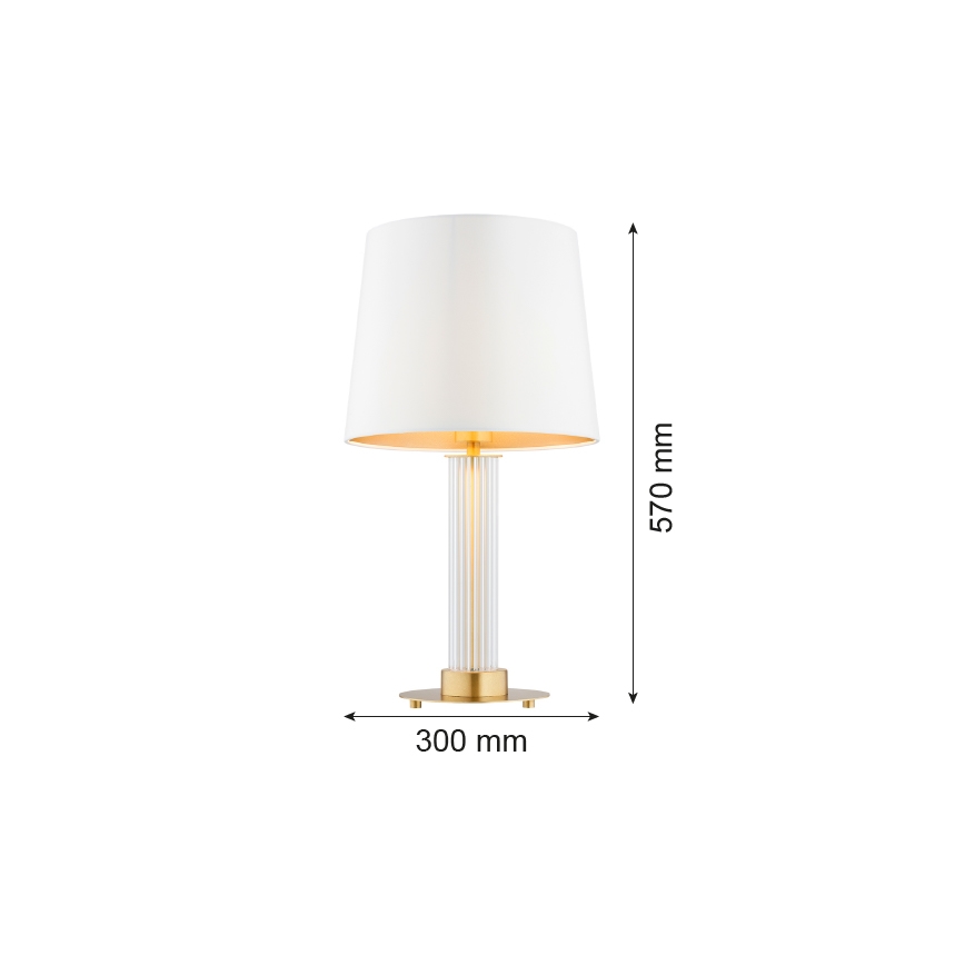 Argon 8540 - Stalinis šviestuvas HAMPTON 1xE27/15W/230V 57 cm balta