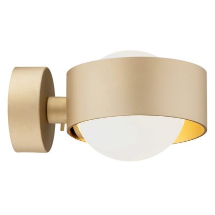 Argon 8567 - Sieninis vonios šviestuvas MASSIMO PLUS 1xG9/6W/230V IP44 auksas