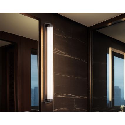 Argon 8623 - LED sieninis šviestuvas HAMPTON LED/34W/230V 3000K juoda