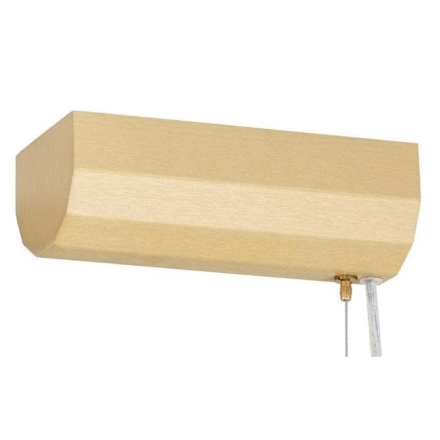 Argon 8624 - LED Pakabinamas sietynas HAMPTON LED/90W/230V 3000K 120 cm žalvaris