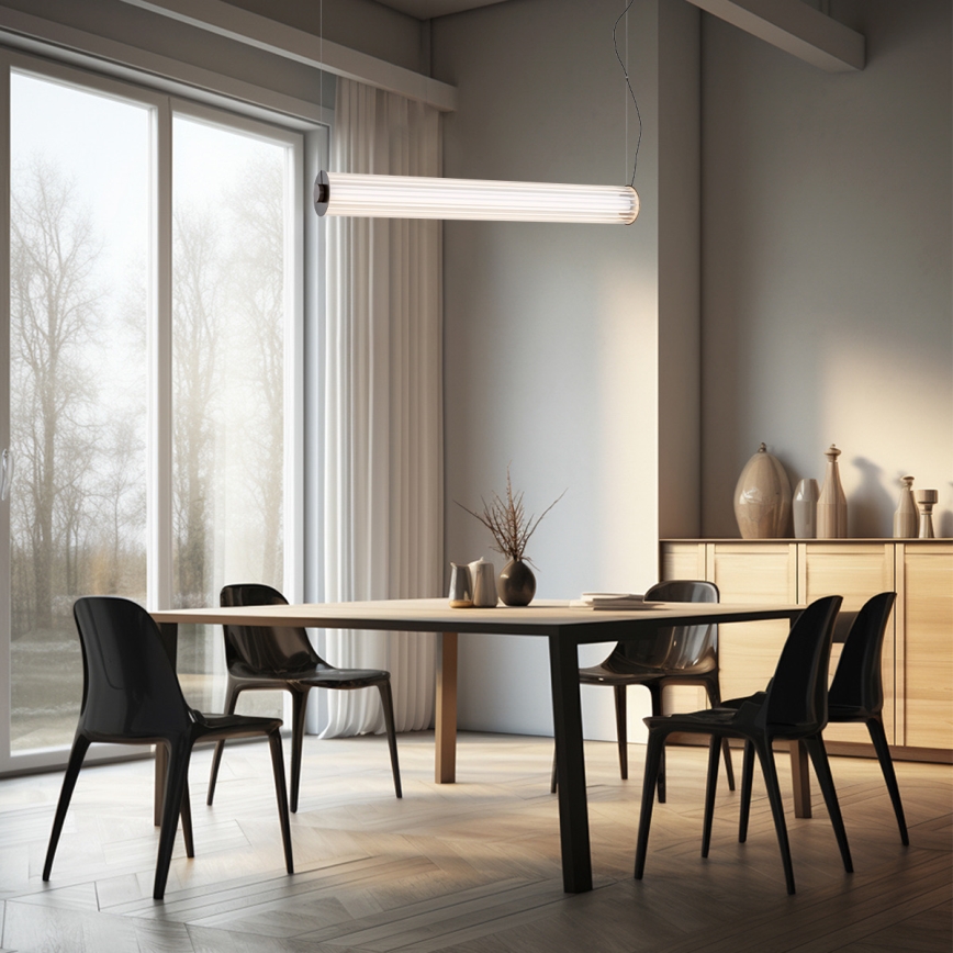 Argon 8628 - LED Pakabinamas sietynas HAMPTON LED/60W/230V 3000K 80 cm juoda