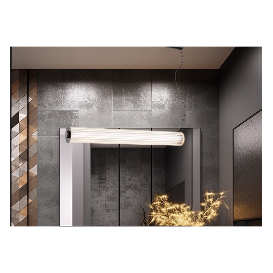 Argon 8628 - LED Pakabinamas sietynas HAMPTON LED/60W/230V 3000K 80 cm juoda