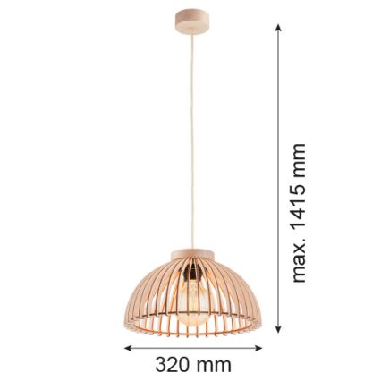 Argon 8633 - Pakabinamas sietynas TRE 1xE27/15W/230V