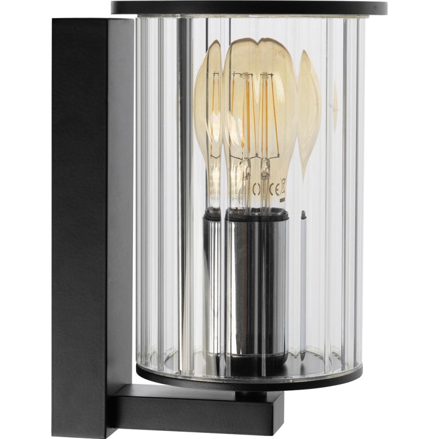 Argon 8748 - Lauko sieninis šviestuvas NORFOLK 1xE27/15W/230V IP44 juoda