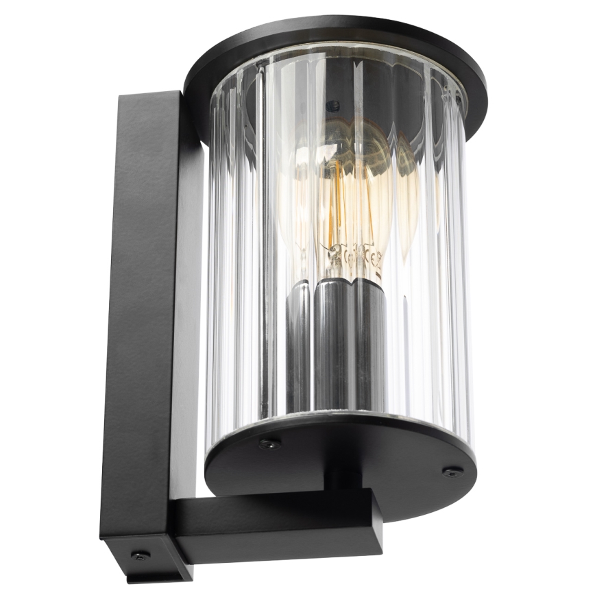 Argon 8748 - Lauko sieninis šviestuvas NORFOLK 1xE27/15W/230V IP44 juoda