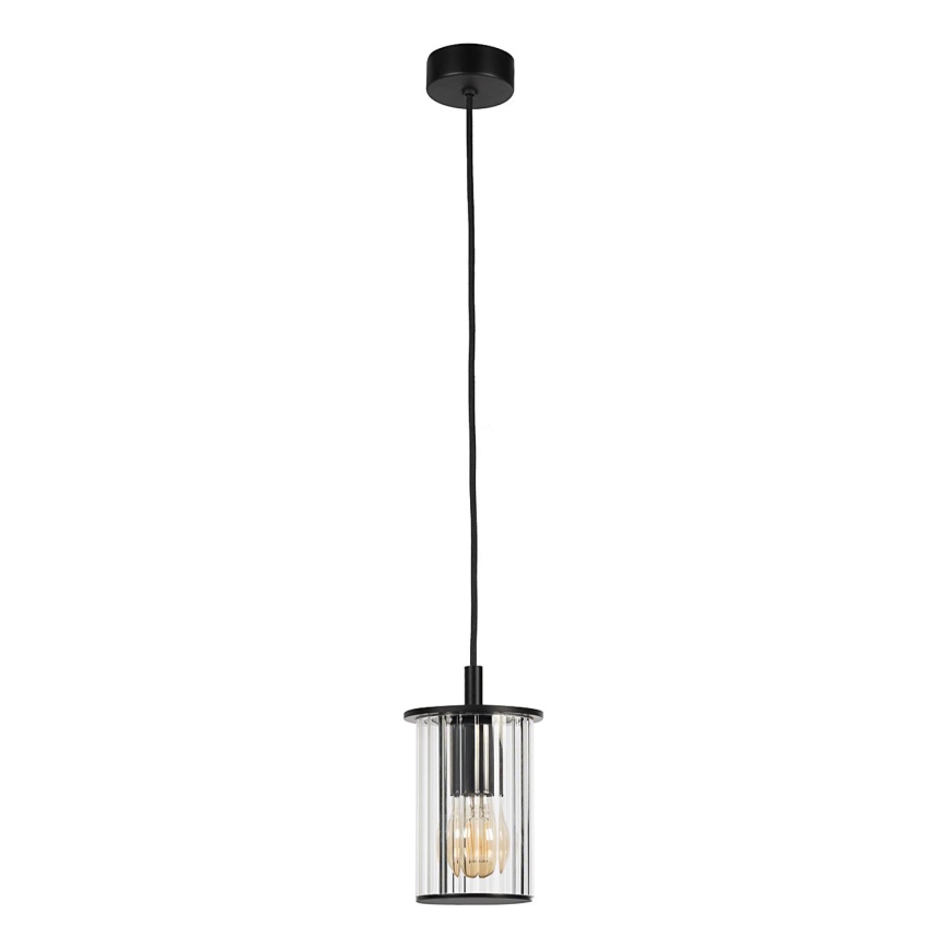 Argon 8751 - Lauko sietynas ant virvės NORFOLK 1xE27/15W/230V IP44 juoda