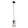 Argon 8751 - Lauko sietynas ant virvės NORFOLK 1xE27/15W/230V IP44 juoda