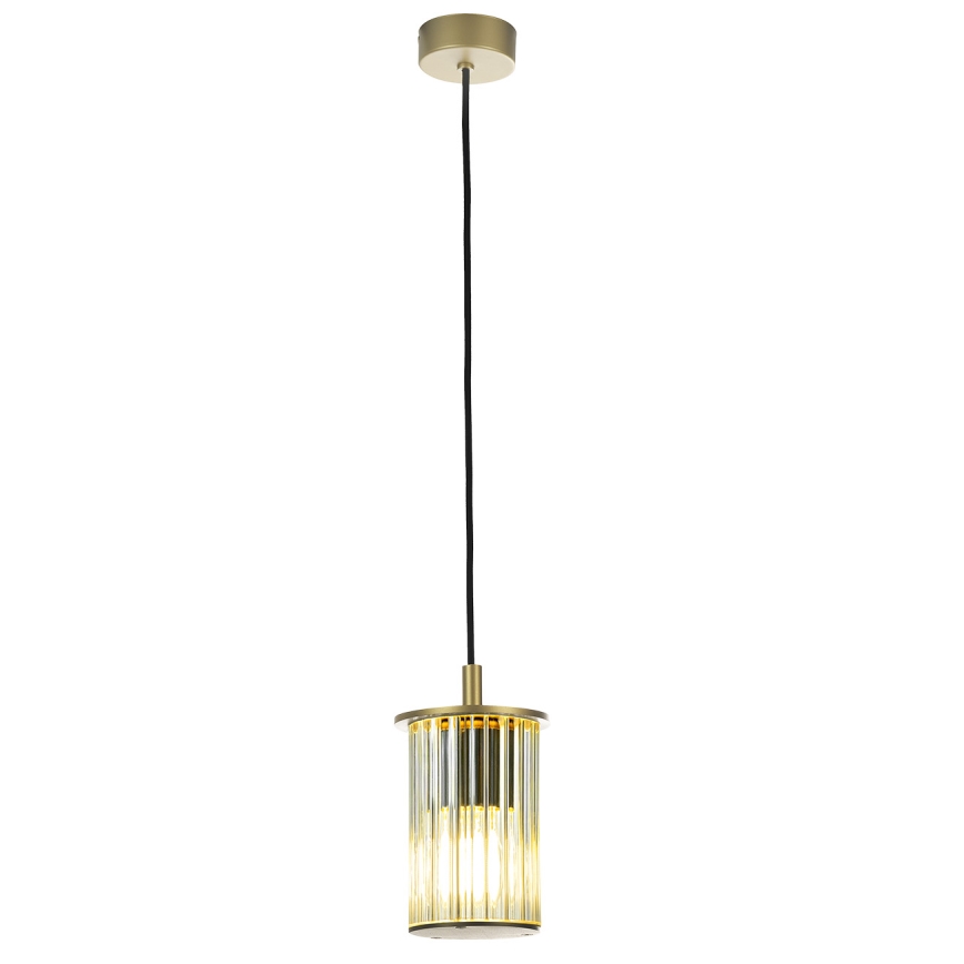 Argon 8755 - Lauko sietynas ant virvės NORFOLK 1xE27/15W/230V IP44 auksas