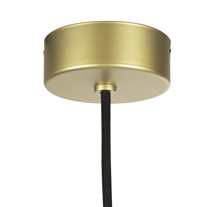 Argon 8755 - Lauko sietynas ant virvės NORFOLK 1xE27/15W/230V IP44 auksas