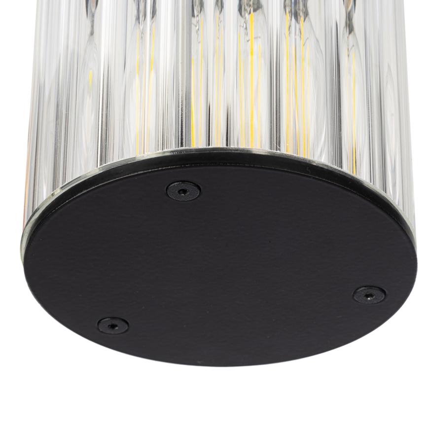 Argon 8773 - Lauko lubinis šviestuvas NORFOLK 1xE27/15W/230V IP44 juoda