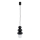 Argon 8788 - Vonios pakabinamas sietynas ORLANDO PLUS 1xG9/6W/230V IP44 juoda
