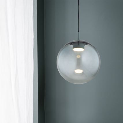 Argon 8830 - Pakabinamas sietynas SACRAMENTO 1xGX53/8W/230V žalia/dūminis
