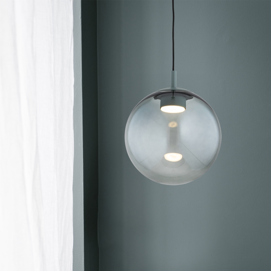 Argon 8830 - Pakabinamas sietynas SACRAMENTO 1xGX53/8W/230V žalia/dūminis