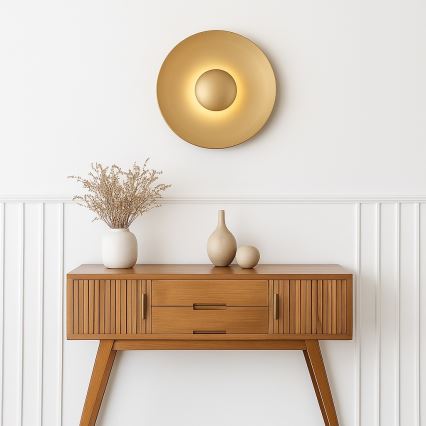 Argon 8865 - LED sieninis šviestuvas BOLTON LED/12,5W/230V 3000K auksinis