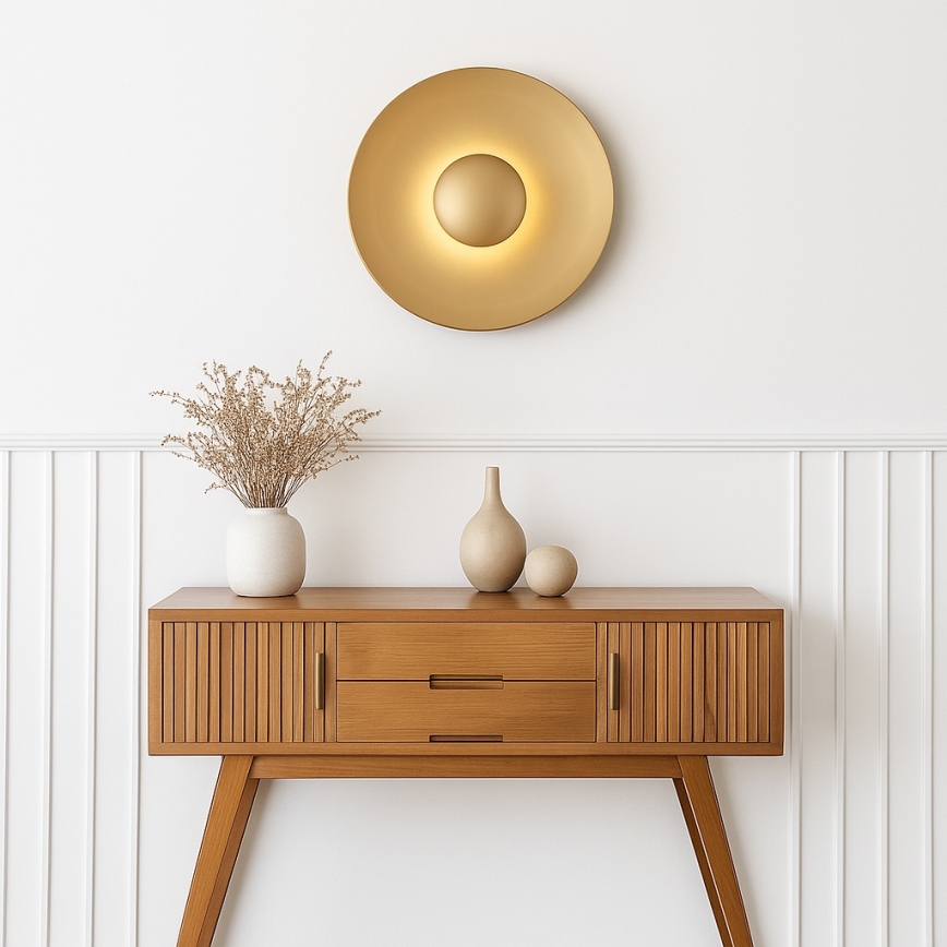 Argon 8865 - LED sieninis šviestuvas BOLTON LED/12,5W/230V 3000K auksinis