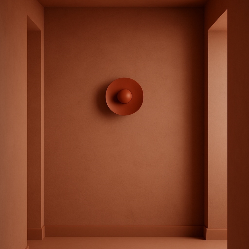 Argon 8866 - LED sieninis šviestuvas BOLTON LED/12,5W/230V 3000K terakotos spalvos